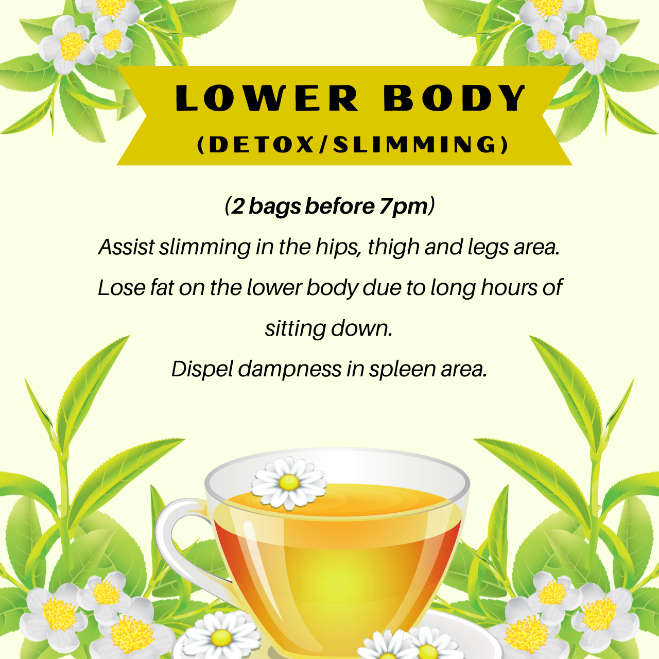 Lower body Tea (Detox/Slimming)