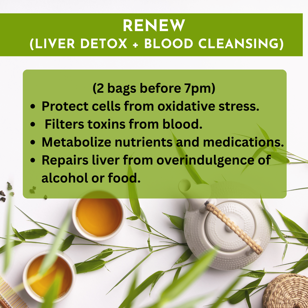 Renew Tea (Liver detox + Blood cleansing)