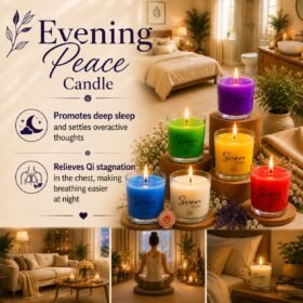 Evening Peace Candle (SVEN SCENT Herbal Wellness Candle)