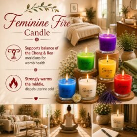 Feminine Fire Candle (SVEN SCENT Herbal Wellness Candle)