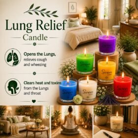 Lung Relief Candle (SVEN SCENT Herbal Wellness Candle)